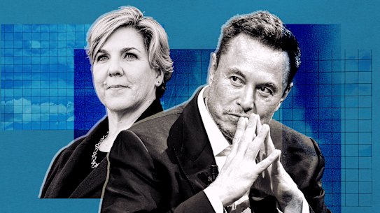 Robyn Denholm is tasked with keeping Elon Musk in line at Tesla.