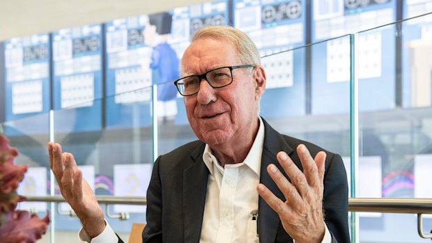 Giving to a good cause is joyous, says David Gonski.