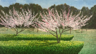 'Blossom Boats Springwood' by Leo Robba