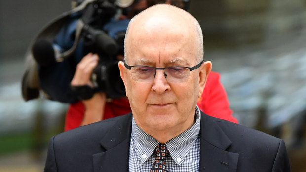 Psychiatrist Dr Donald Grant at the Brisbane Supreme Court after he gave evidence at the Eunji Ban murder trial.