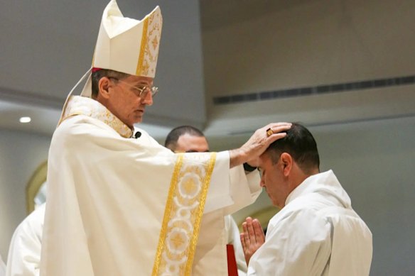 Scott Borba (right) is being ordained as a priest this weekend.