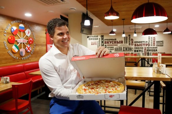 Christopher Wynne moved to Russia in the early 2000s and got involved with Papa John’s there in 2007. 