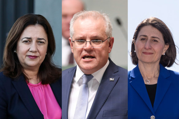 Queensland Premier Annastacia Palaszczuk has asked Prime Minister Scott Morrison for help and NSW Premier Gladys Berejiklian is not empathetic. 