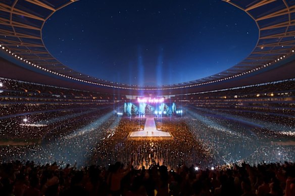 The stadium at Victoria Park will be the centrepiece of the Games. 