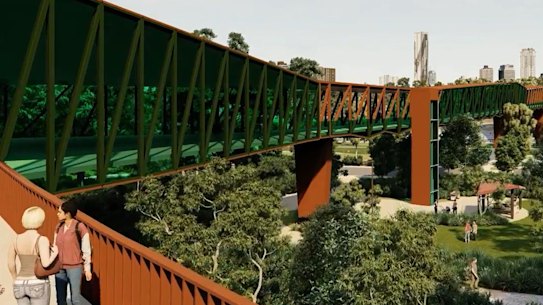 New bike and pedestrian path to be built into Victoria Park as part of the $120 million funding package announced in August 2024.