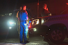 A man and a woman have been found dead in a house after an hours-long lockdown in Charleville, Queensland.