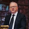 Prime Minister Anthony Albanese speaks at Graham Richardson’s state funeral.