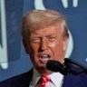 President Donald Trump speaking at US Steel Corporation’s Mon Valley Works-Irvin plant on Friday.