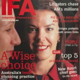 Melissa Caddick on the cover of IFA magazine.