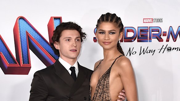 Possible hosts: Tom Holland and Zendaya at the premiere of Spider-Man: No Way Home in Los Angeles before Christmas. 