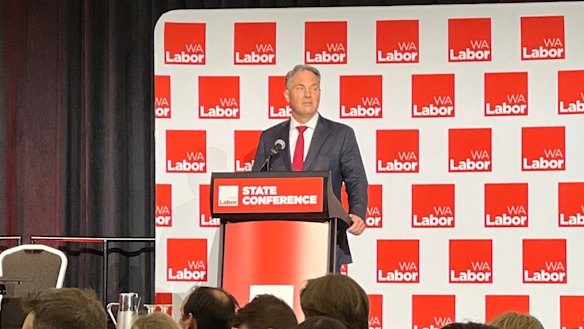 Deputy Premier Richard Marles at the Labor Party conference.