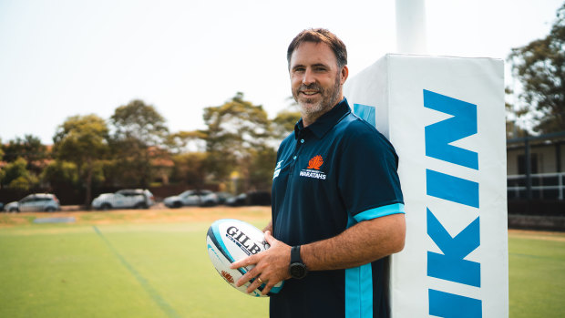 New Waratahs coach Phil Bailey at Daceyville on Wednesday. 
