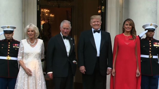 US President Donald Trump hosted a dinner in London on Tuesday attended by Charles, the Prince of Wales, and his wife  Camilla. 