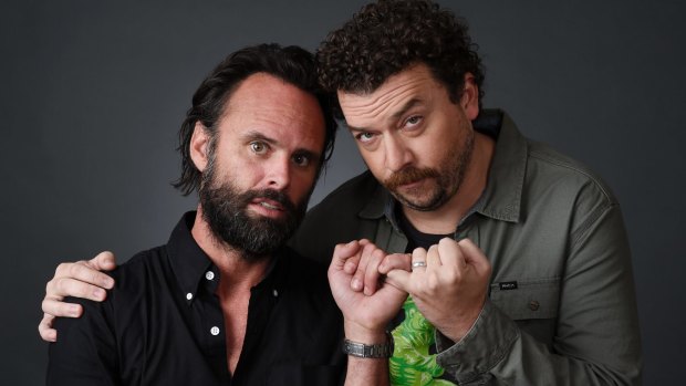 Walton Goggins (left) with Danny McBride in HBO's Vice-Principals.