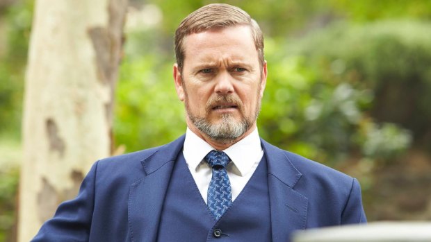 Craig McLachlan in character on the ABC's The Doctor Blake Mysteries.