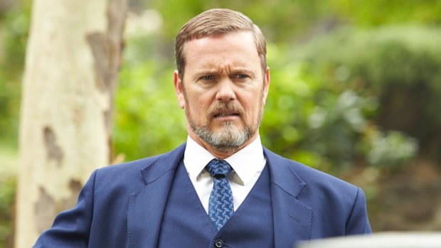 Craig McLachlan in character on the ABC's <i>The Doctor Blake Mysteries</I>.