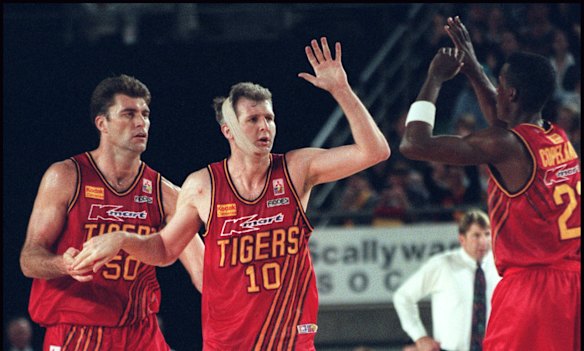 The NBA's popularity helped fuel the profile of domestic stars like Melbourne's Mark Bradke, Andrew Gaze and Lanard Copeland.
