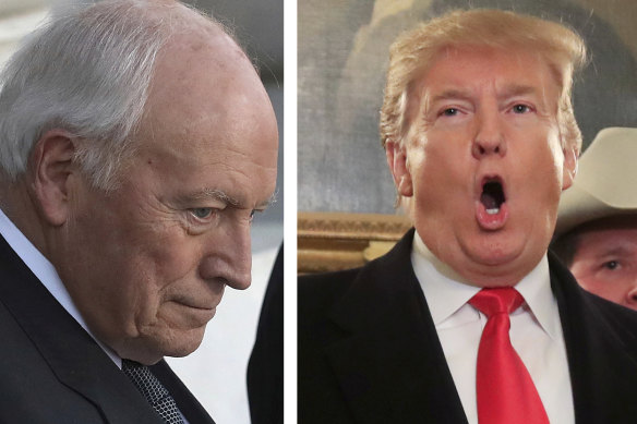 Dick Cheney is among the senior military figures who issued the effective warning to Donald Trump.