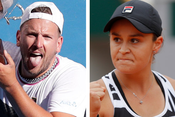 Joint winners: Dylan Alcott and Ashleigh Barty.