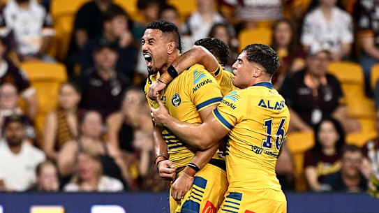 Kelma Tuilagi was in good form against the Broncos.