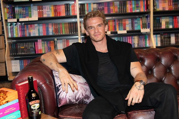 Cody Simpson at the midnight launch event for A Court of Splintered Harmony at Dymocks Sydney.