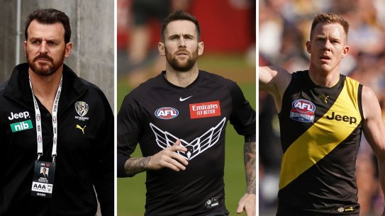 Brendon Gale, Jeremy Howe, and Jack Riewoldt.