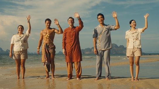 Season three of The White Lotus takes place in Thailand, and premieres on Binge February 17. 