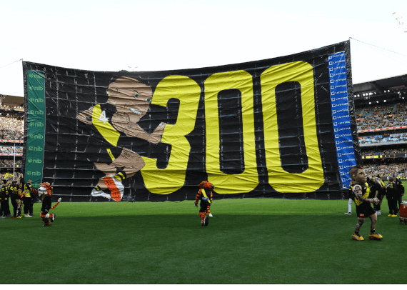 Dusty Martin 300th.