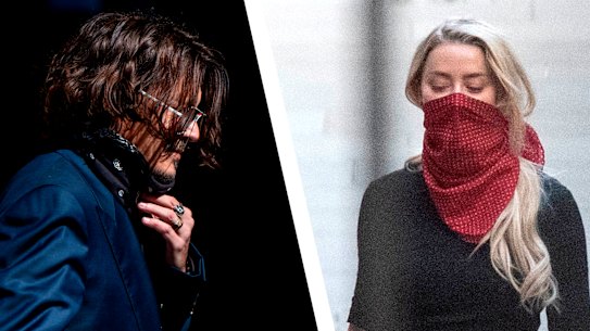 Johnny Depp has denied Amber Heard's accusations of violence.