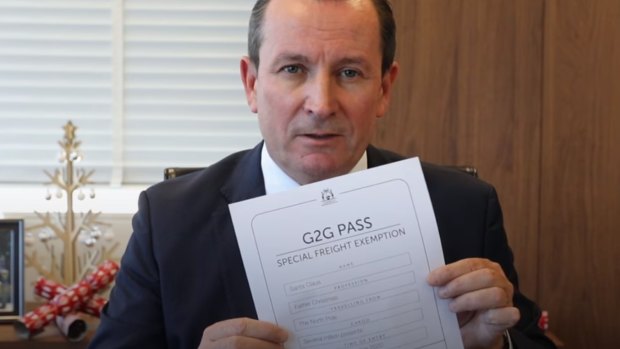 WA Premier Mark McGowan has given Santa Claus an exemption to enter the state but New Zealanders should stay out.