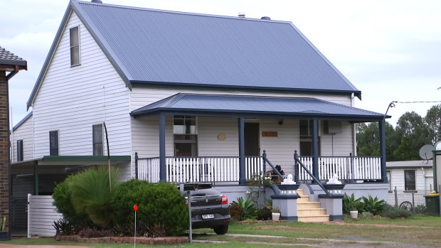 The Grafton home Brandon Tarrant grew up in.