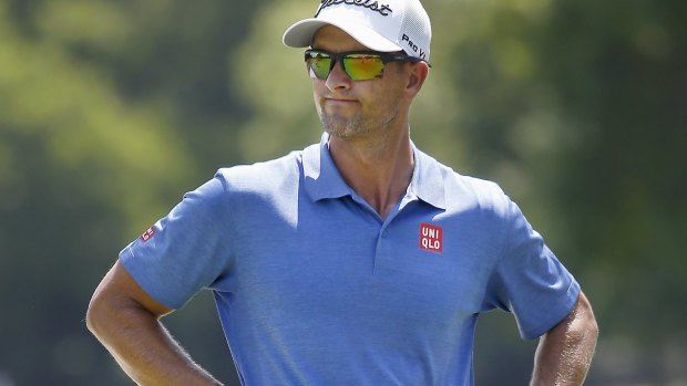 Big picture: Adam Scott says he wants to return to Australia at the end of the year.