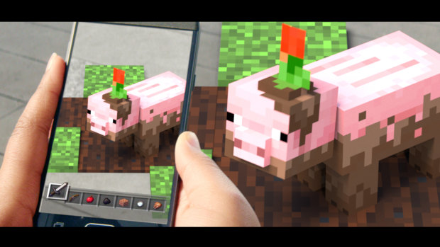 Microsoft's Minecraft Earth AR Experience Is Straight-Up Black