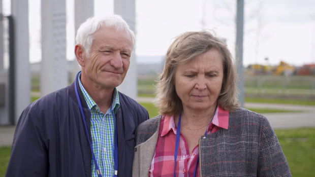Australians Serge and Vera Oreshkin have travelled to Amsterdam for the trial.