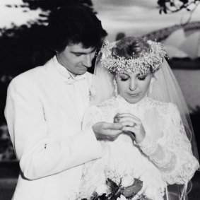 Wedding photo of Donna and Don back in February 1990.