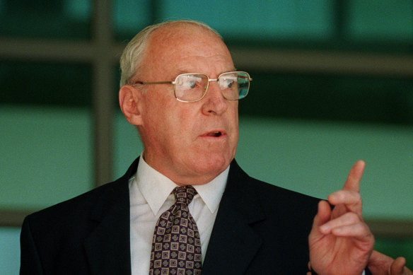 Desmond Gannon outside court in 1997.