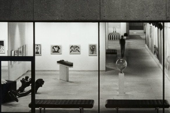 Max Dupain's view of the interior of the Art Gallery of NSW which is to be restored.