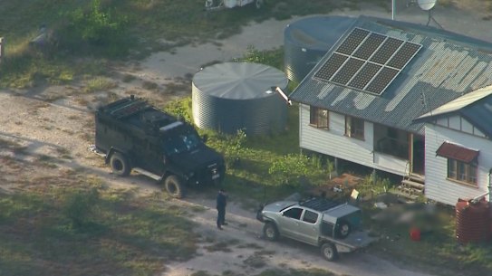 The property in Wieambilla, Queensland, where police and a neighbour were killed before a siege ended in the killers being shot dead by specialist police.