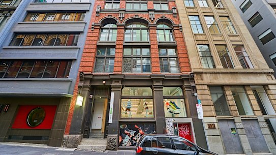 The Maria George building at 179-181 Flinders Lane.