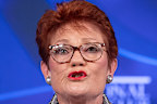 One Nation Leader Pauline Hanson addresses the National Press Club.