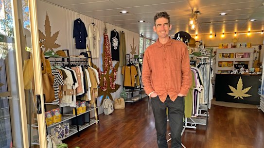 Dwayne Chanter of Hinterland Hemp at Mount Tamborine, July 24, 2024.