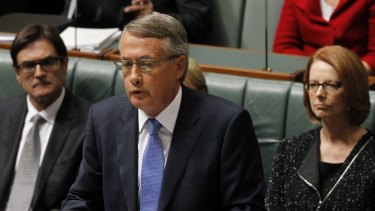 Treasurer Wayne Swan delivers his final federal budget. After promising surpluses, the global financial crisis crippled the budget and it is has never fully recovered.