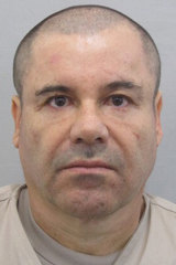 Joaquin "El Chapo" Guzman before he escaped from the Altiplano maximum security prison in Almoloya, west of Mexico City in 2015.