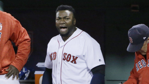 Red Sox legend David Ortiz during his playing days in Boston.