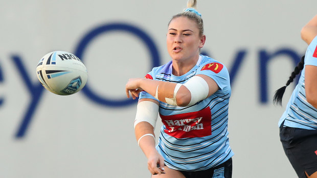 NSW player Keeley Davis was diagnosed with arthritis last year.