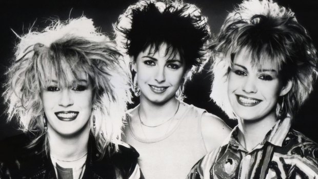 Sara Dallin, Keren Woodward and Siobhan Fahey of Bananarama back in the '80s.