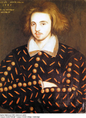 Christopher Marlowe, another candidate to be the author of Shakespeare’s plays.