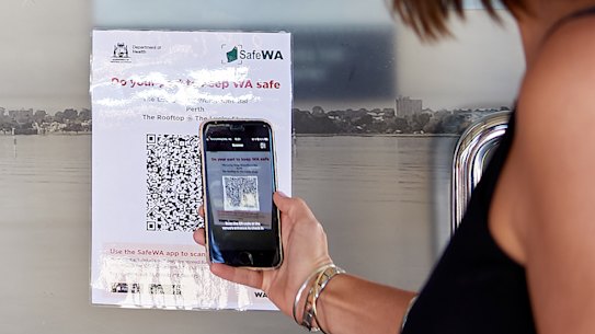 The contact register system is expanding to cover most shops and venues in WA.