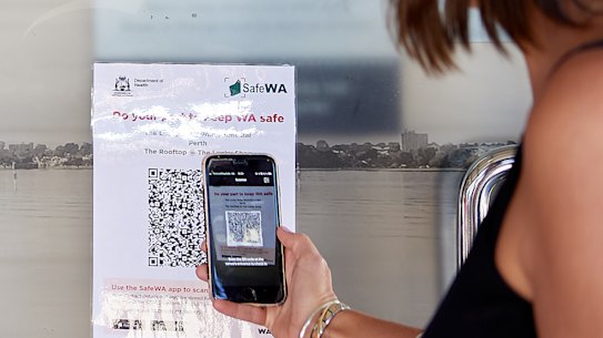 The contact register system is expanding to cover most shops and venues in WA.