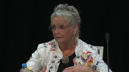 Rosemary Gay wiped away tears as she talked about her impossible debt. 